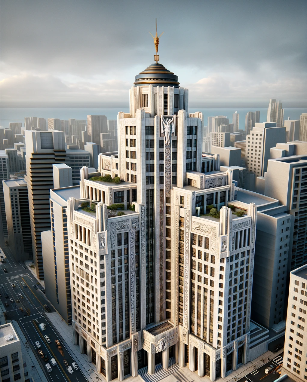 Large Building architectural design option